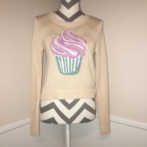 LAUREN CONRAD | beaded cupcake sweater.